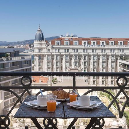 Palais Miramar Suite Art Modern - Derniere Etages Vue Mer - 75M De Confort - En Face Des Plages -Wifi - Clim คานส์ ภายนอก รูปภาพ