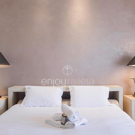 Palais Miramar Suite Art Modern - Derniere Etages Vue Mer - 75M De Confort - En Face Des Plages -Wifi - Clim คานส์ ภายนอก รูปภาพ