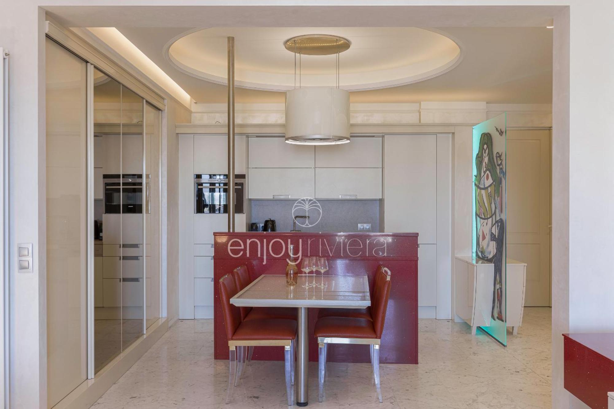 Palais Miramar Suite Art Modern - Derniere Etages Vue Mer - 75M De Confort - En Face Des Plages -Wifi - Clim คานส์ ภายนอก รูปภาพ