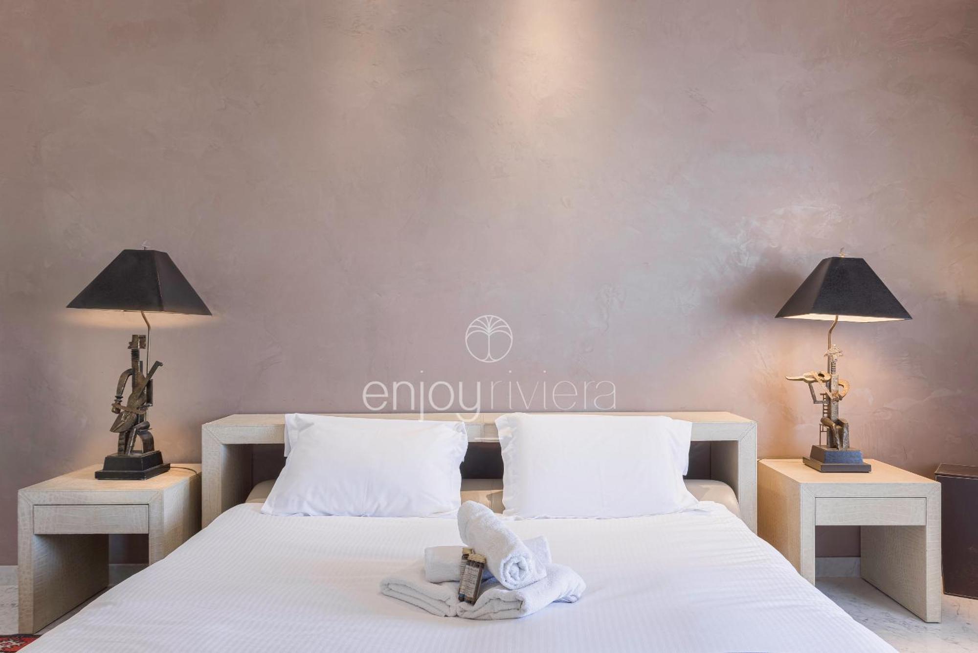 Palais Miramar Suite Art Modern - Derniere Etages Vue Mer - 75M De Confort - En Face Des Plages -Wifi - Clim คานส์ ภายนอก รูปภาพ